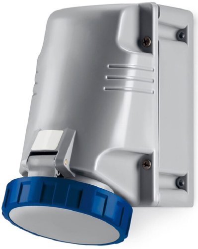 Розетка кабельная накладная DKC Quadro 63А 2Р+РЕ 230В IР67 синий фото Розетка кабельная накладная DKC Quadro 63А 2Р+РЕ 230В IР67 синий картинка